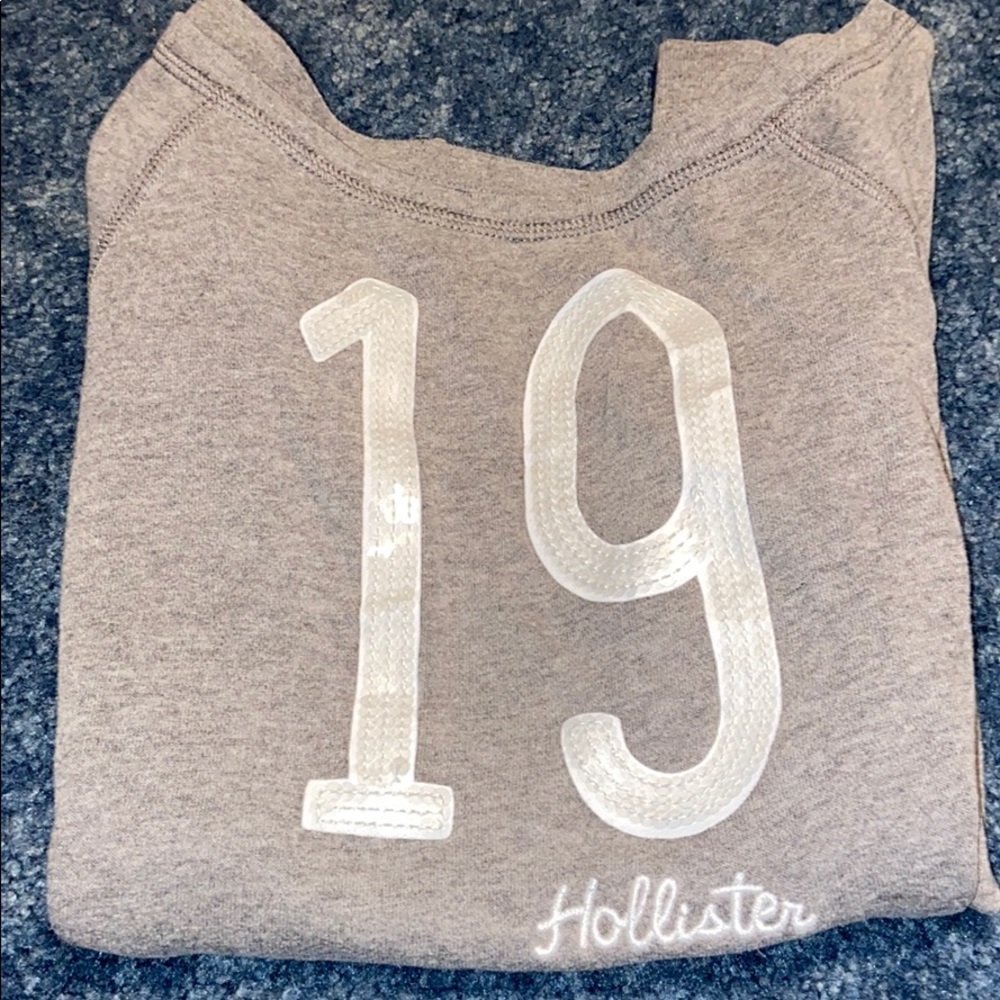 Grey Hollister Sweater